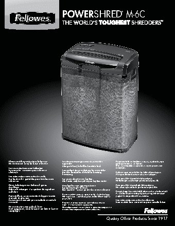 FELLOWES M-6C (FS-46021)