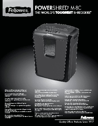 FELLOWES M-8C (FS-46041)