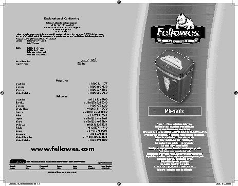 FELLOWES MS-450Cs