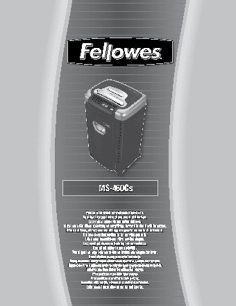 FELLOWES MS-460Cs