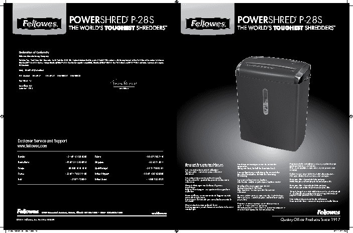 FELLOWES P-28S (fs-47101)