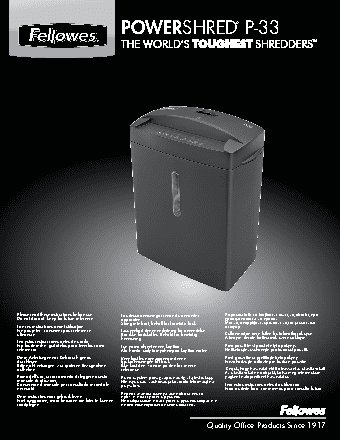 FELLOWES P-33 (fs-32311)