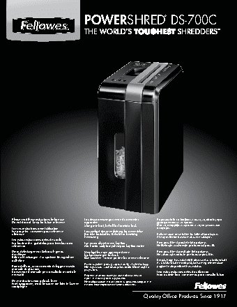 FELLOWES Powershred DS-700C