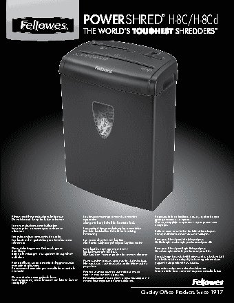 FELLOWES H-8Cd (fs-46845)