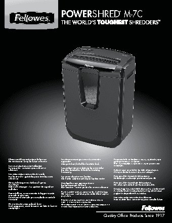 FELLOWES M-7C (FS-46031)