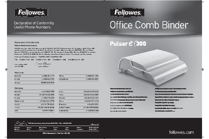 FELLOWES Pulsar-E 300