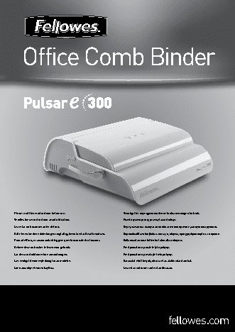 FELLOWES PULSAR-E (FS-56207)