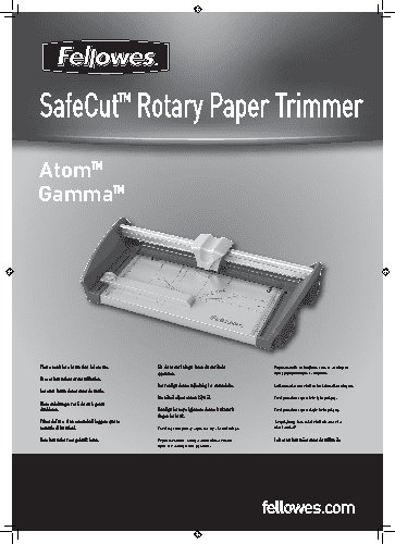 FELLOWES SafeCut Gamma A3 (FS-54374)