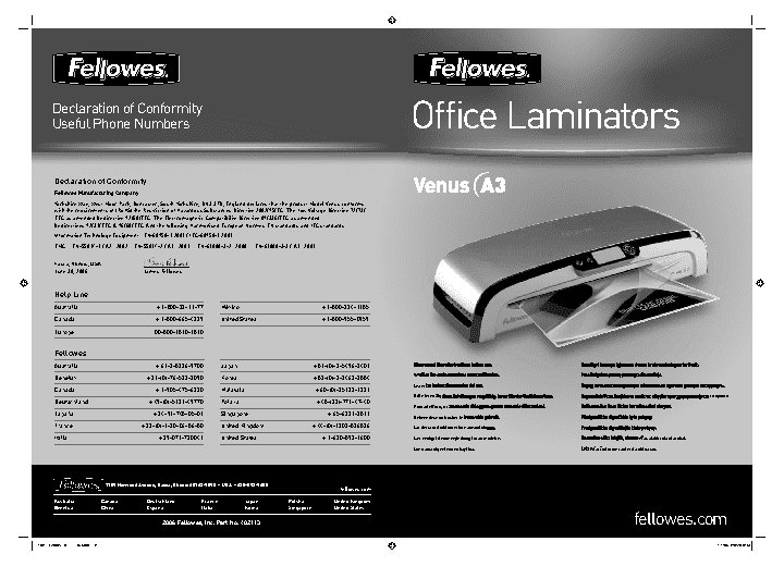 FELLOWES Venus A3