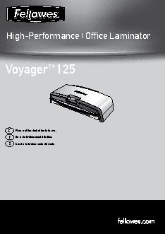 FELLOWES Voyager 125 A3