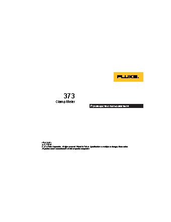 FLUKE 373