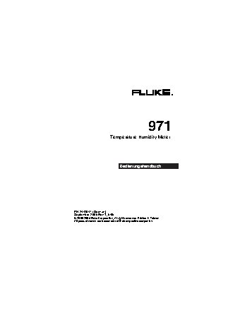 FLUKE 971