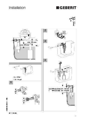 GEBERIT Impuls 330 136.730.00.1=136.724