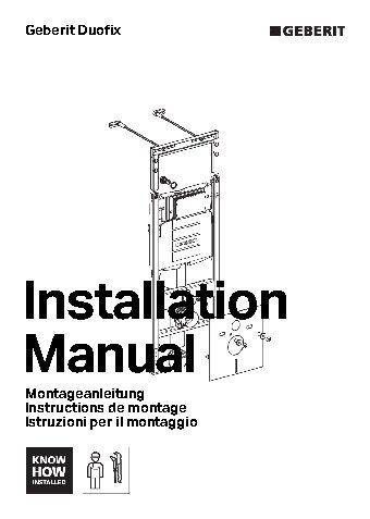 GEBERIT PLATTENBAU SIGMA 111.362.00.5