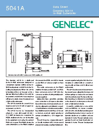 GENELEC 5041APM