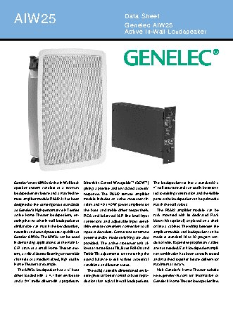 GENELEC AIW25