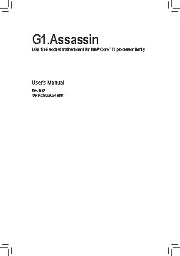 GIGABYTE G1.Assassin (rev. 1.0)