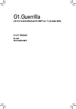 GIGABYTE G1.Guerrilla (rev. 1.0)