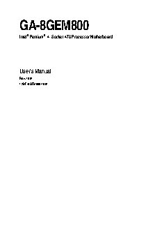 GIGABYTE GA-8GEM800