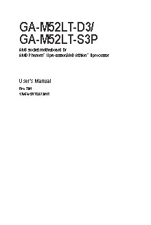 GIGABYTE GA-M52LT-D3 (rev.2.3)