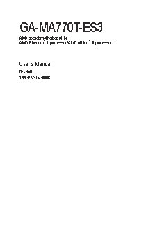 GIGABYTE GA-MA770T-ES3 (rev.1.0)