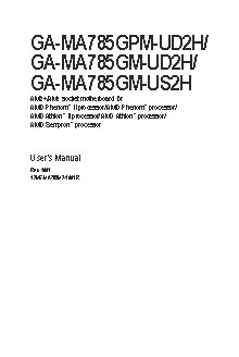 GIGABYTE GA-MA785GPM-UD2H (rev.1.0)