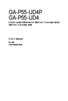 GIGABYTE GA-P55-UD4P (rev. 1.0)