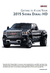 GMC SIERRA 3500HD Denali (2015) UM