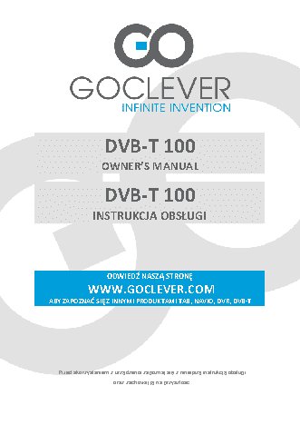 GOCLEVER DVB-T 100