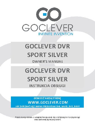 GOCLEVER DVR SPORT SILVER