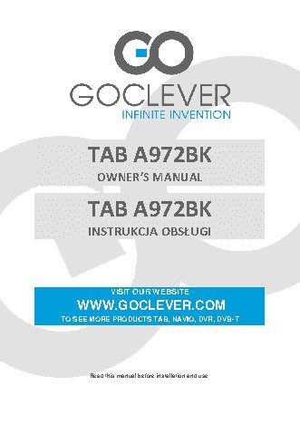 GOCLEVER TAB A972BK