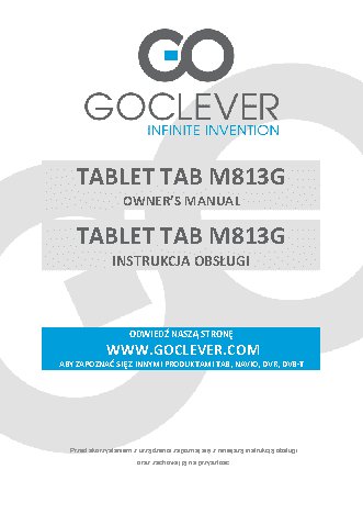 GOCLEVER TAB M813G