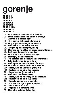 GORENJE DF 6316 BXSC