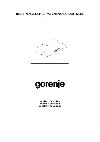 GORENJE DU 6446 W