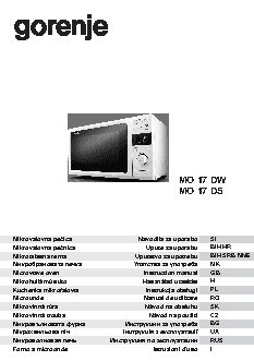 GORENJE MO 17 DW