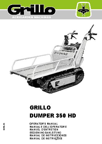 GRILLO Dumper 350 HD