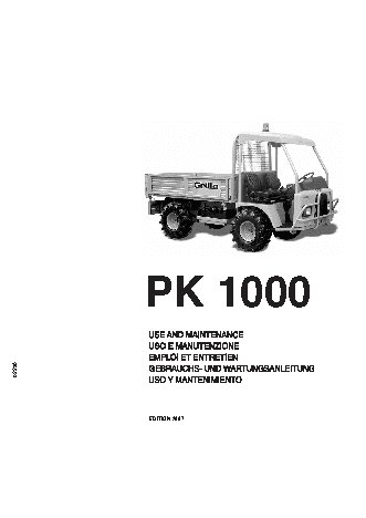 GRILLO PK 1000 4WD