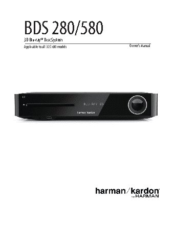 HARMAN KARDON BDS 480 BQ