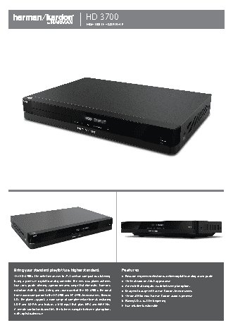 HARMAN KARDON HD 3700