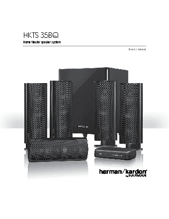 HARMAN KARDON HKTS 35