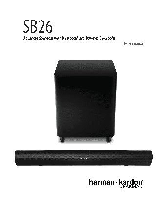 HARMAN KARDON SB 26