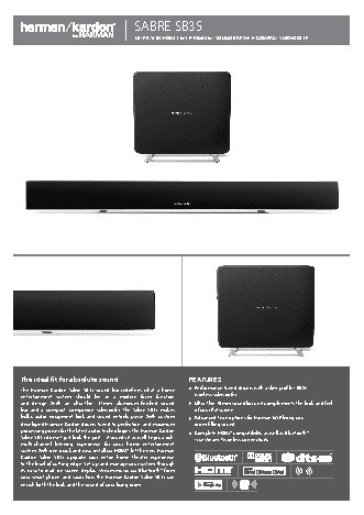 HARMAN KARDON SB 35 Sabre