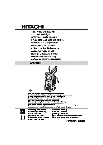 HITACHI AW100