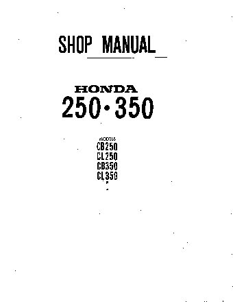 HONDA CB250 CL250