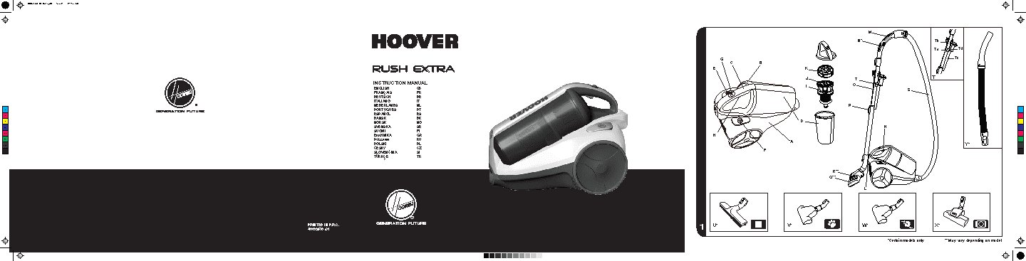 HOOVER TRE 1420 019 RUSH EXTRA