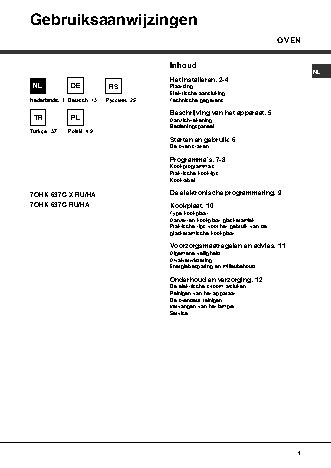 HOTPOINT-ARISTON 7OHK 637 CX RU HA