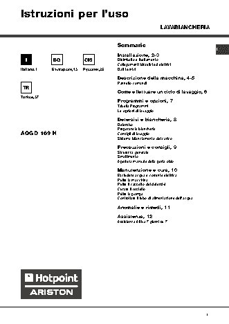 HOTPOINT-ARISTON AQGD 169 H