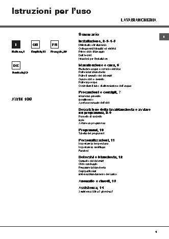 HOTPOINT-ARISTON AWM 108 (EU).N