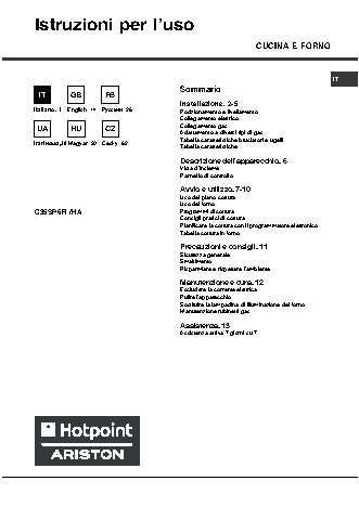 HOTPOINT-ARISTON C 35S P6 R / HA
