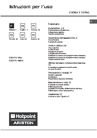 HOTPOINT-ARISTON CE 6V P6 EU / HA